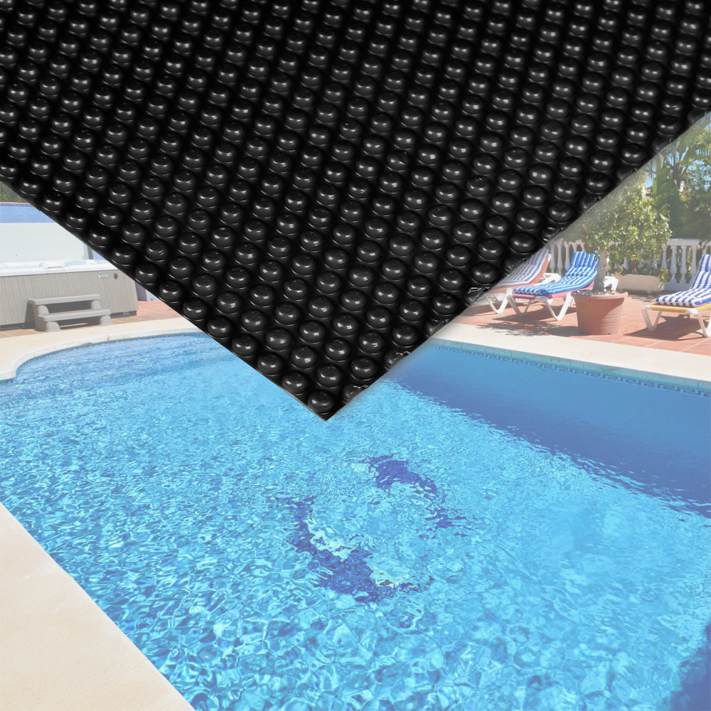 Redding vorm haakje Zwembad afdekzeil "Solar" | 4 x 6 meter | Zwart - HandelsOnderneming  Michielsen