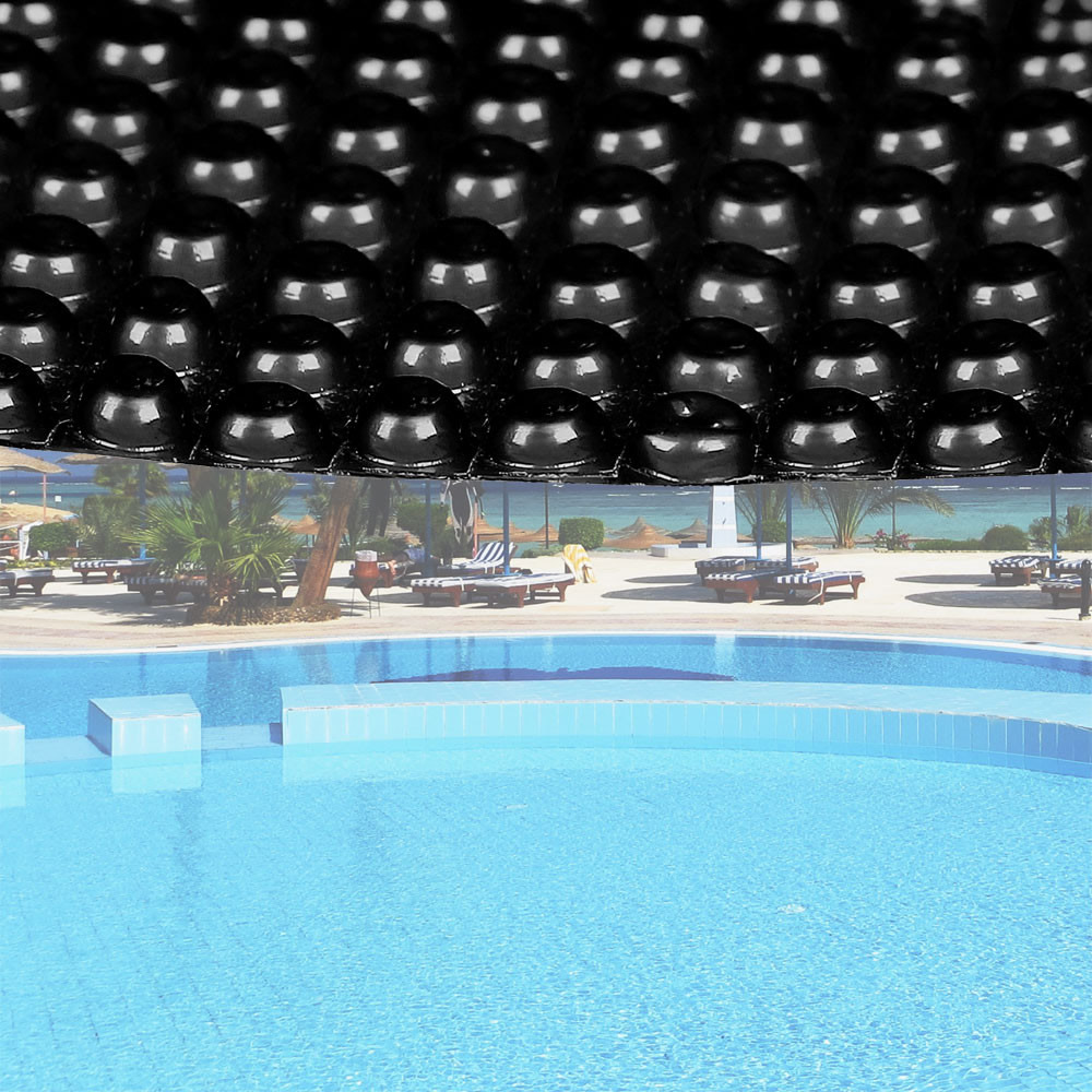 Zwembad afdekzeil "Solar" | Extra dik | Ø 5 meter | Zwart Michielsen