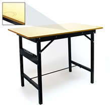 Werktafel | 100 x 60 x 76 cm | Inklapbaar | Zwart