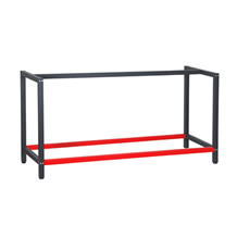 Werkbankonderstel | Antraciet / Rood | 175 x 57 x 81 cm