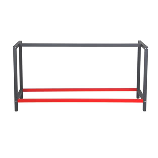 Werkbankonderstel | Antraciet / Rood | 175 x 57 x 81 cm